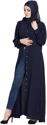 VERMELLO Nida Matte Solid Burqa