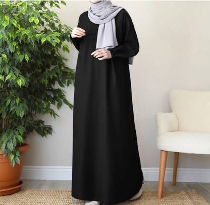 SANAENTERPRISES Georgette Solid Abaya