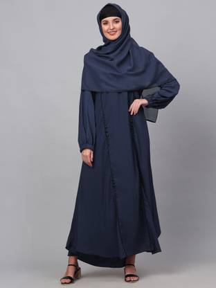 Klotthe Polyester Self Design Burqa
