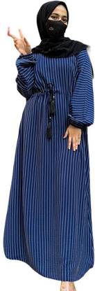 Queen hijab Cotton Blend Solid Burqa With Hijab