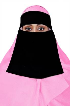 CRENCH CREATION Chiffon Solid Naqab