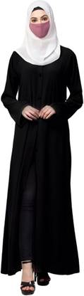 Bashariya Kashibo Solid Abaya With Hijab