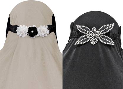 UNIQUE QUEEN Chiffon Abaya With Hijab