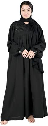 KTENTERPRISES Georgette Abaya With Hijab