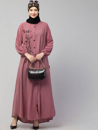 Nazneen Nida Matte Solid Abaya