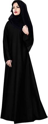 ali Polyester Self Design Burqa With Hijab