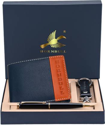 HORNBULL Wallet,Key Chain & Pen
