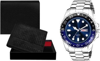 harikrushna Watch & Wallet Combo