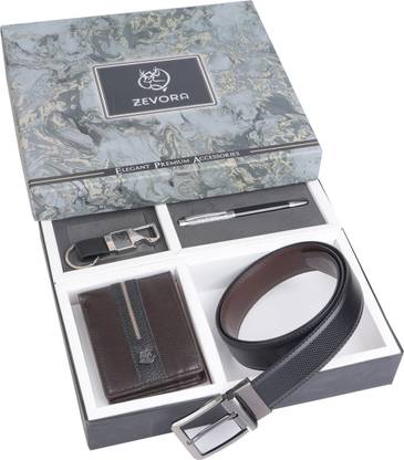 ZEVORA Wallet & Belt Combo