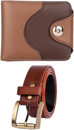 Peacock Mundkar Wallet & Belt Combo