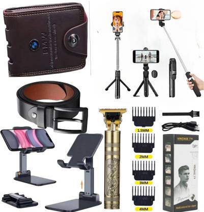 Kkhatu Card Holder, Wallet & Belt Combo