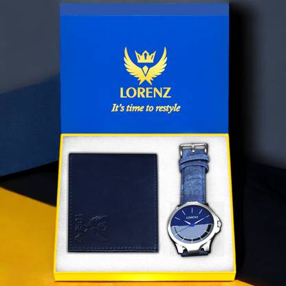 LORENZ Watch & Wallet Combo