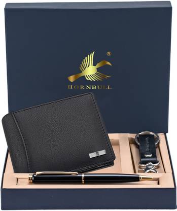 HORNBULL Wallet,Key Chain & Pen