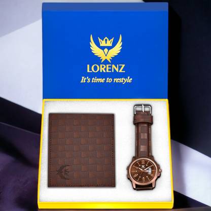 LORENZ Watch & Wallet Combo