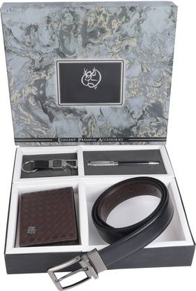 SAZARA Wallet & Belt Combo
