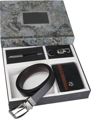 SAZARA Wallet & Belt Combo