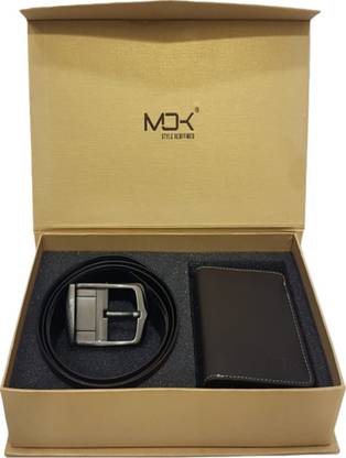 MOK WORLD Wallet & Belt Combo