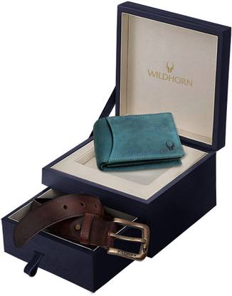 WILDHORN Wallet & Belt Combo
