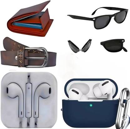 Khatu Watch, Sunglass & Belt Combo