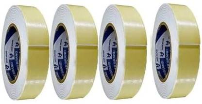 Aabhir Traders Double Side Foam Tape,48mmX5 Mtr for Wall-Craft-MultipurposeSet of 4 Accessory Tape Dot