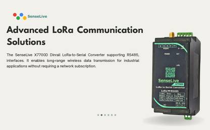 SENSELIVE TECHNOLOGY 100 Mbps X7700 LORA TO SERIAL CONVERTER Access Point