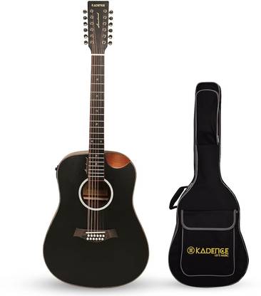 KADENCE 12 strings Slowhand Premium KSH04-12EQ(with Online Classes) Semi-acoustic Guitar Spruce Wood Rosewood Right Hand Orientation