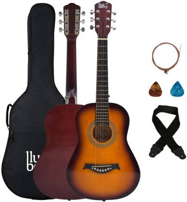 BLUEBERRY ,VIP-340, 34 Inch Acoustic Guitar Spruce, Linden Wood Tech Wood Right Hand Orientation