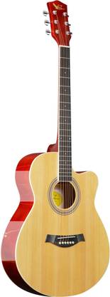 swan7 SW39C Natural Glossy Acoustic Guitar Rosewood Spruce Right Hand Orientation