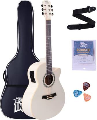 intern INT-P40CEQ-WH Acoustic Guitar Rosewood Rosewood Right Hand Orientation