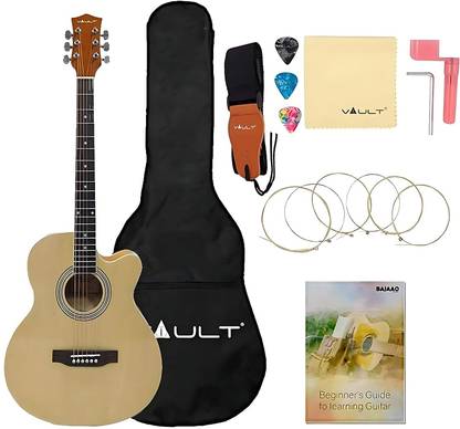 VAULT EA20NT Acoustic Guitar Spruce Tech Wood Right Hand Orientation