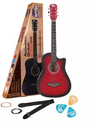 intern INT-CF01-RD Acoustic Guitar Carbon Fibre Carbon Fibre Right Hand Orientation