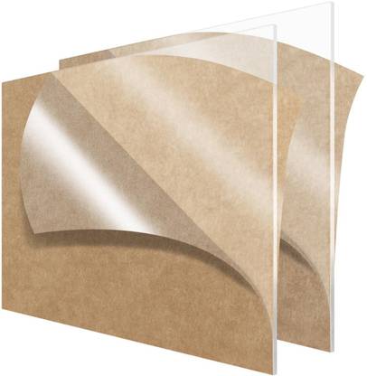Magicfly 8x12 Clear Acrylic 3mm Transparent Plexiglass sheet Pack of 2 pcs 12 inch Acrylic Sheet