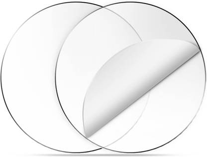 Parikshit Sublimation 2pcs transparent acrylic glass round circle disk board for art & craft 8 inch Acrylic Sheet