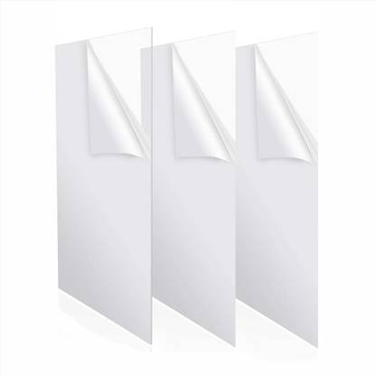 Rockford Transparent Clear Plexiglass 5X7 inches (4pc) 12.7 cm X 17.8 cm Acrylic Sheet