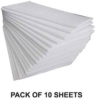 RAJCHEIF EP EPE Foam Sheet 16X10 Inches 10 MM Thickness, Set of 10 sheets (Multicolor) 16 cm Acrylic Sheet