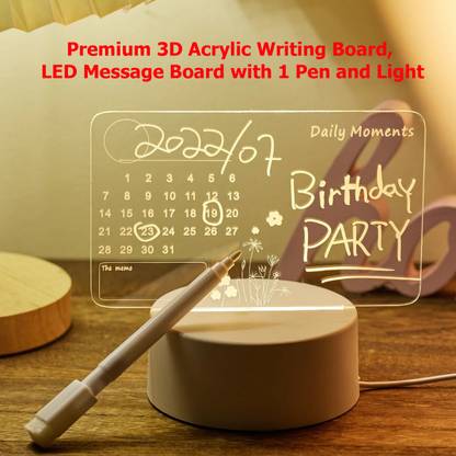 MOODY 3D Night Light USB Creative Cartoon Mini Table lamp 15 cm Acrylic Sheet