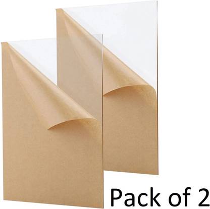 Classic Concepts Acrylic Sheets Plexiglass Sheets Pack of 2 for DIY Art & Craft 5 x 7inch 7 inch Acrylic Sheet