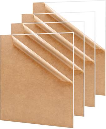 EHKO Acrylic Sheets, 1/8inch (3mm) Plexiglass for DIY Project Clear 16x20 inch Pack 4 20 inch Acrylic Sheet