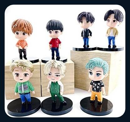 gtrp ACTIONFIGURE-BTS BT21 Limited Edition Disco Dynamite Set of 7 Action