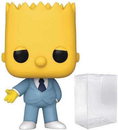 Funko POP The Simpsons - Mafia Bart Pop! Vinyl Figure (Bundled with Compatible Pop Box