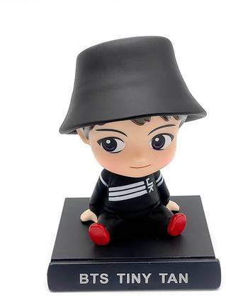 AweStuffs BTS Bangtan Boys Jungkook Phone Holder Car Decoration Bobblehead Action Figure