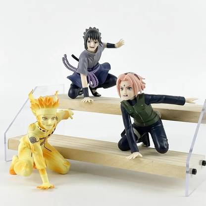 VERILUXE Naruto Anime Figure Sasuke Sakura Naruto Figure (Pack of 3)