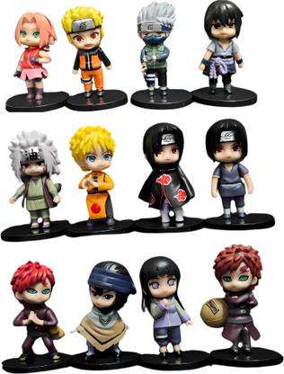 Realmkart Naruto Set of 12 Chibi Action Figure Naruto Anime Action Figure