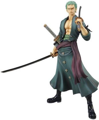 RVM Toys Anime Roronoa Zoro One Piece Action Figure 22 cm Collectible Office Study Table
