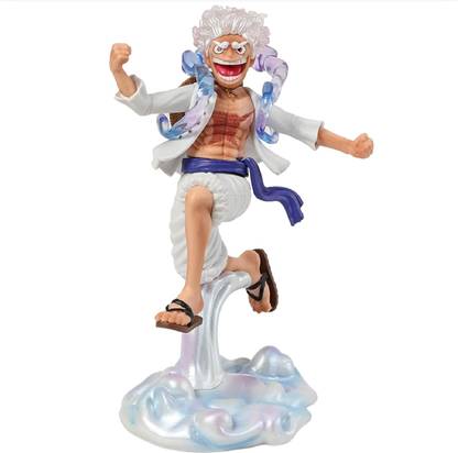 Augen Monkey D Luffy 9 Gear 5 Action Figure Limited Edition for Car Dashboard