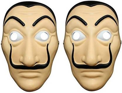 Tik C The Money Heist/La Casa de Papel Costumes Are a Symbol (pack of 2)Party Mask