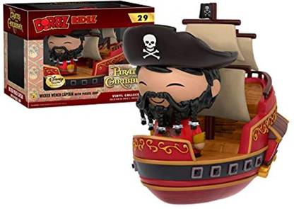 Funko Dorbz Ridez: Pirates of The Caribbean #29 - Wicked Wench Captain with Pirate Shi
