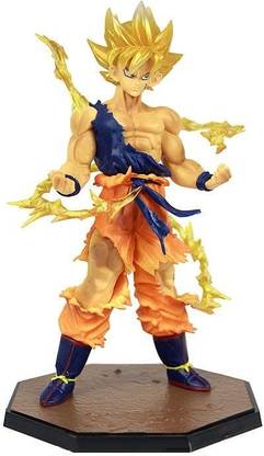 Quirkmall Dragonball Anime Goku Super Saiyan 2 Fire Large Action Figure Limited Edition