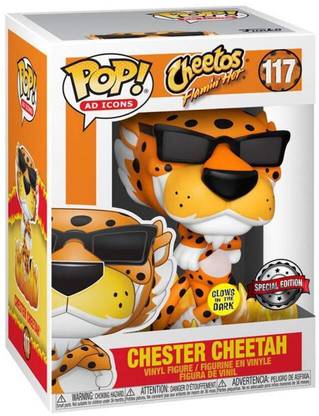 Funko POP! Ad Icons #117 - Chester Cheetah [Glow in The Dark] Exclusive