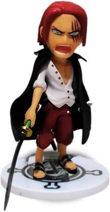 Birthday Popper Shanks Action Figure Anime Theme Collectible Figurine for Study Desk, Dashboard
